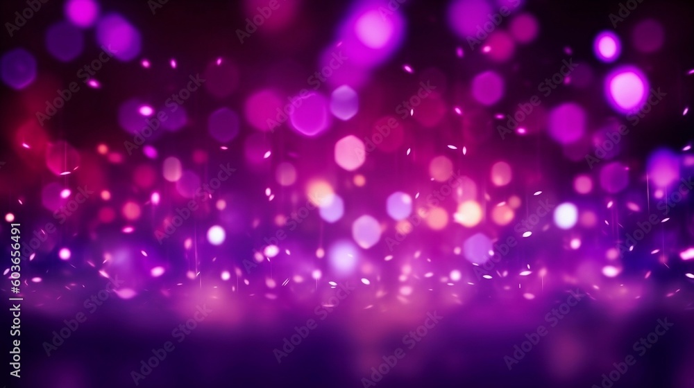 Vibrant Nebula: abstract lights. Abstract lights blur bokeh background. purple vivid background, generative AI Vibrant Nebula: abstract lights. Abstract lights blur bokeh background. purple vivid background, generative AI