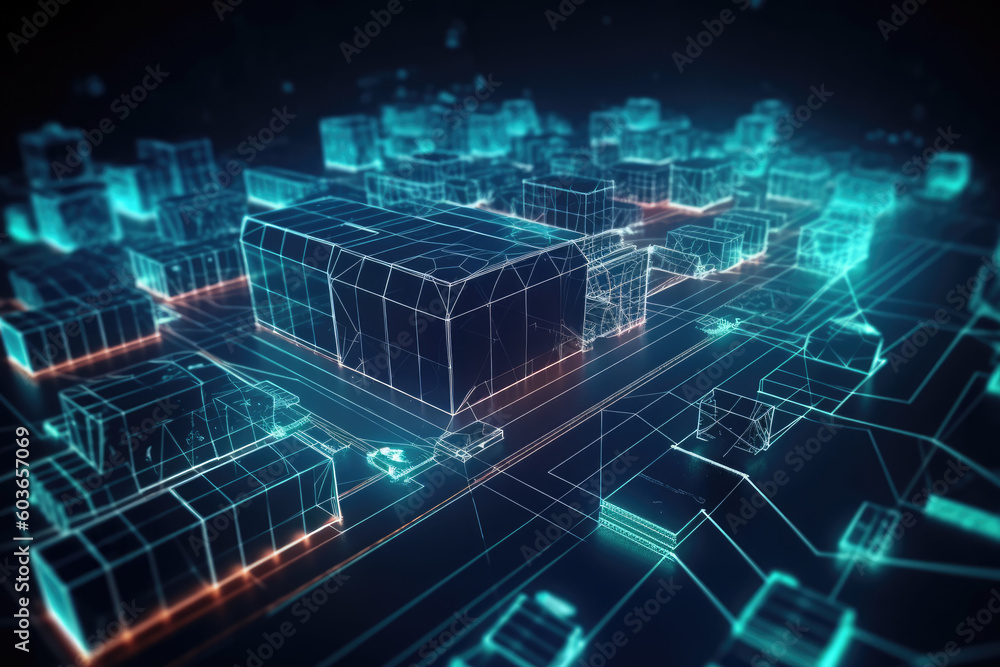 Logistics cargo and delivery industry concepts with package and service system.business economy demand and supply.generative ai technology Logistics cargo and delivery industry concepts with package and service system.business economy demand and supply.generative ai technology