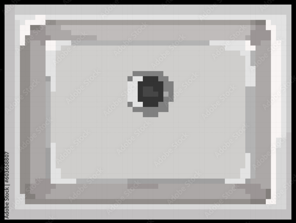 bath sink ceramic game pixel art retro vector. bit bath sink ceramic. old vintage illustration bath sink ceramic game pixel art retro vector. bit bath sink ceramic. old vintage illustration