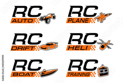 Radio control  Collection Set use as logo for hobby or training group