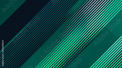  green stripes background, in the style of dark, Generative AI
