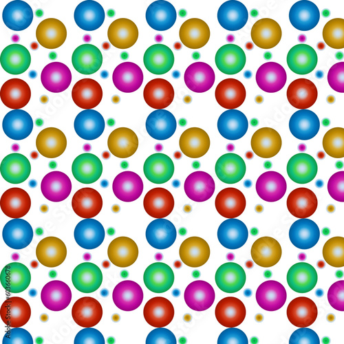 seamless pattern with colorful circles