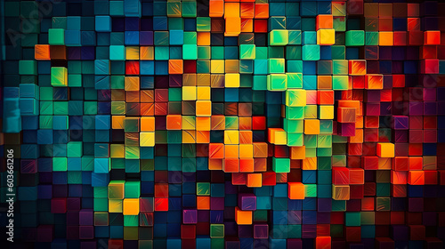 abstract background with squares
