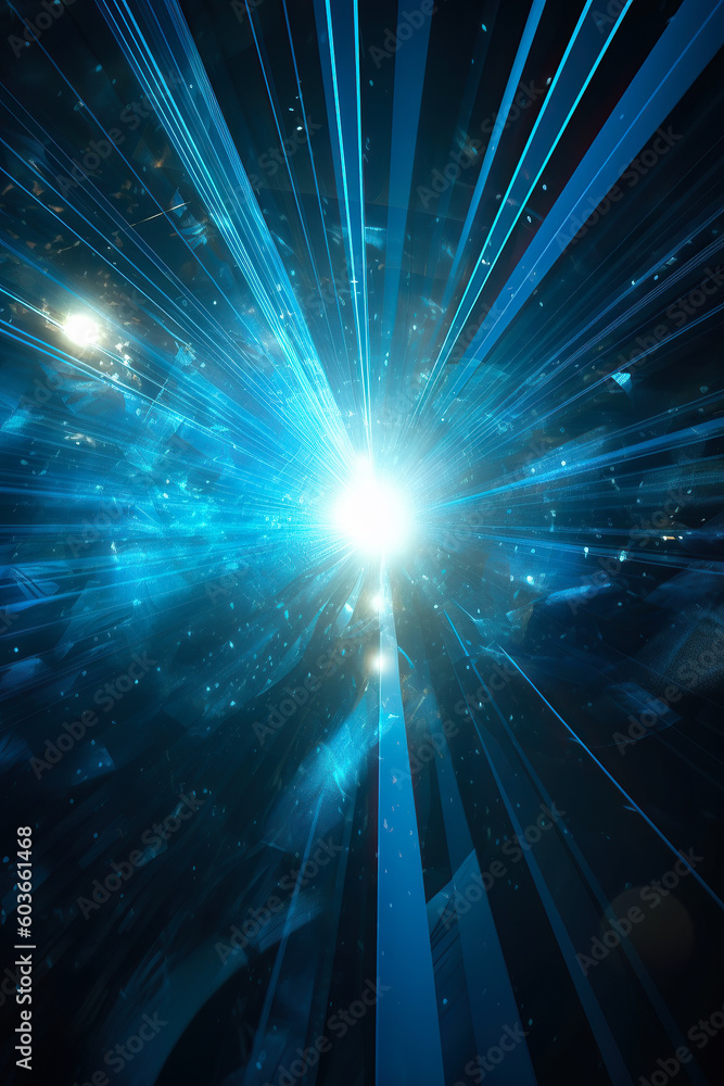 Obraz premium abstract fractal burst