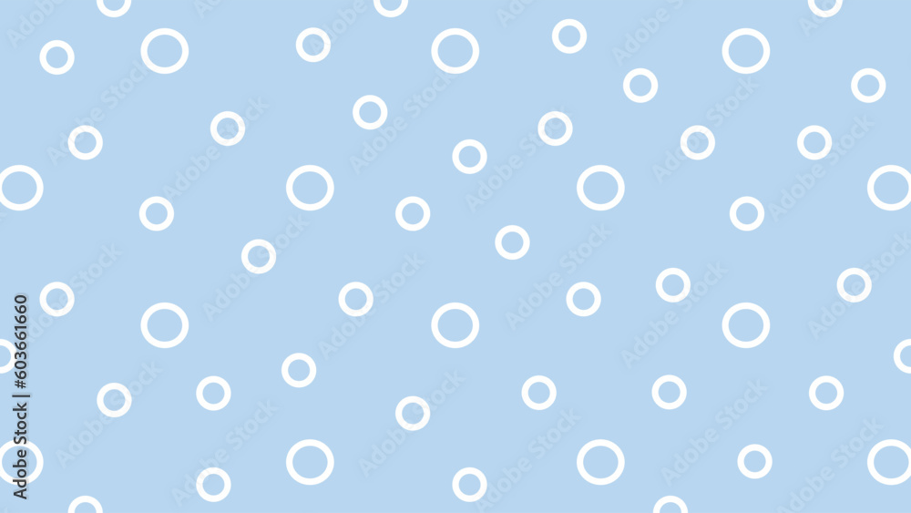 Light blue background with white circles