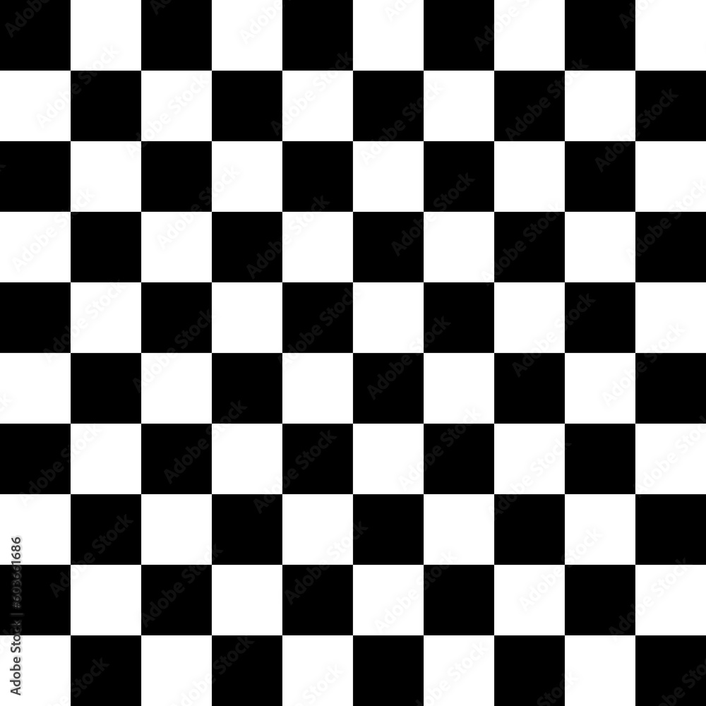 Fototapeta premium seamless pattern of chessboard, Chessboard black and white background