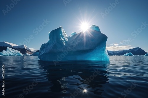 iceberg in the sea -Ai