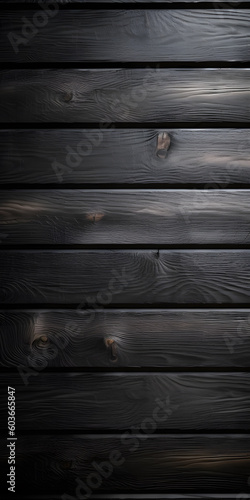 Wallpaper Mural Black wooden planks background. Wooden texture. Black wood wall. Wood planks Wallpaper. Generative AI Torontodigital.ca