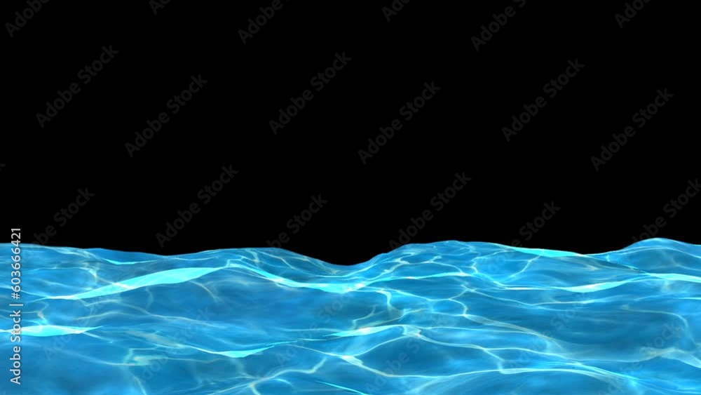 blue water surface background