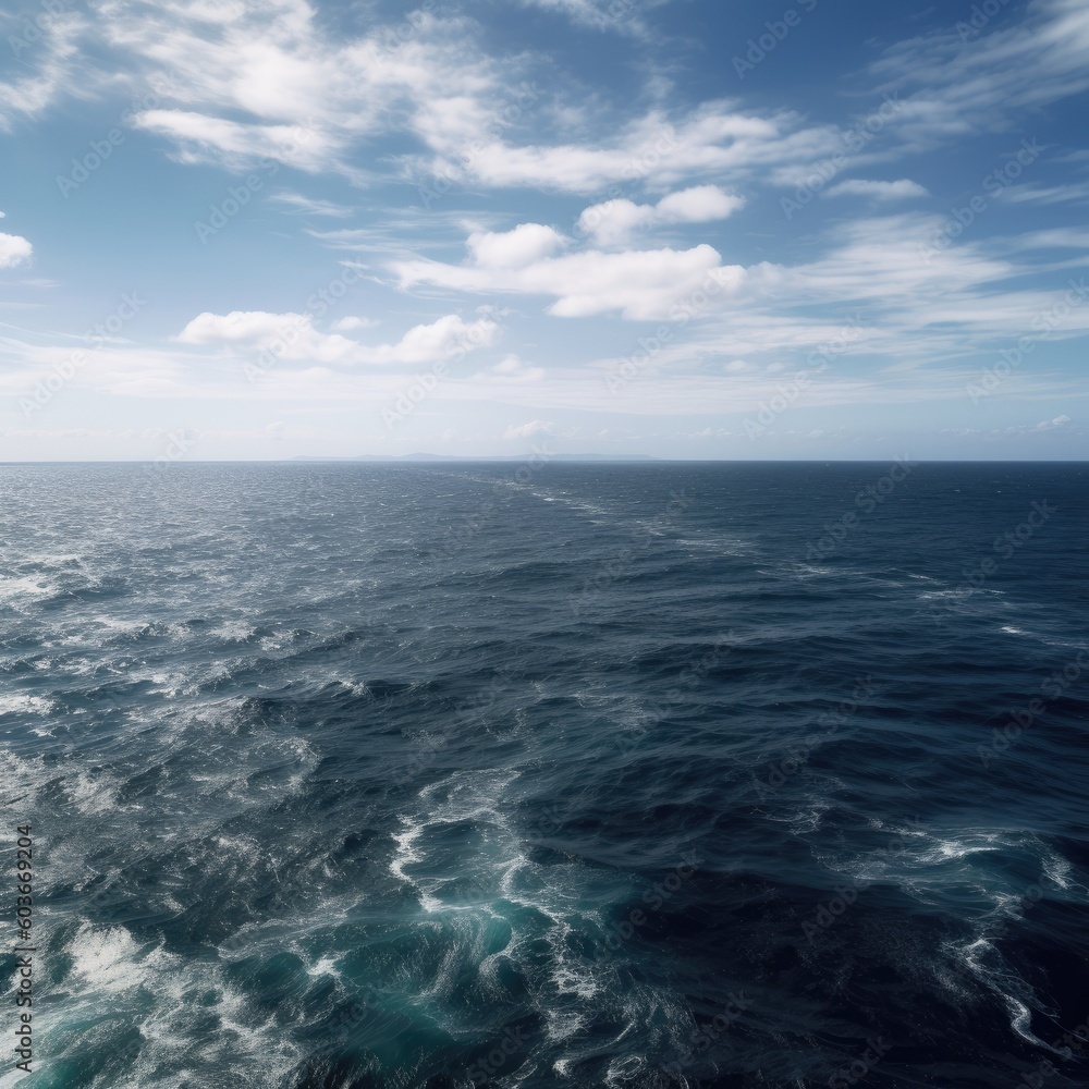 A breathtaking ocean landscape 
