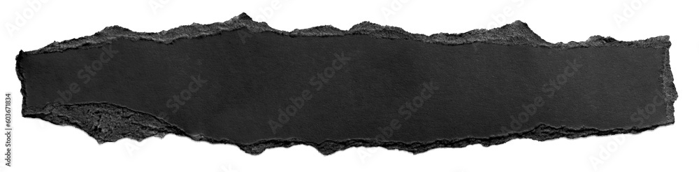 black paper ripped message torn - obrazy, fototapety, plakaty 