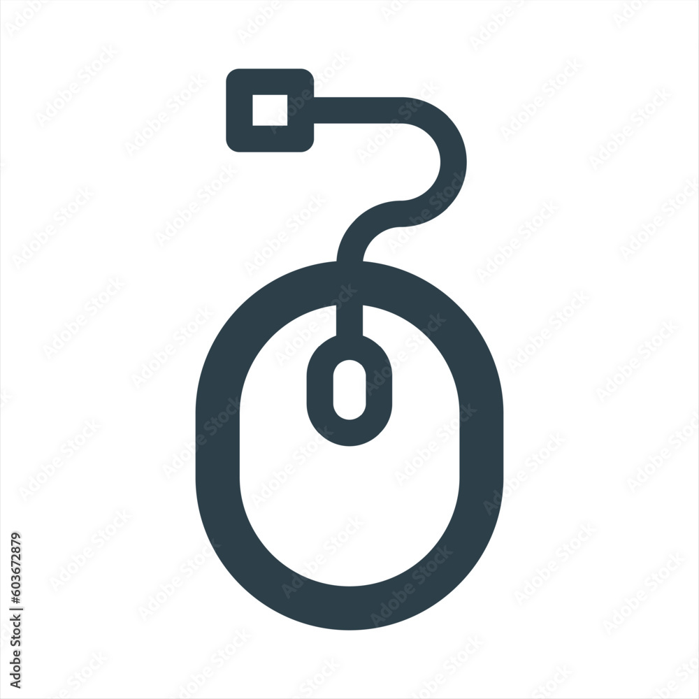 Computer Mouse icon vector Mouse sign Computer Mouse icon vector Mouse sign