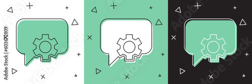 Set Telephone 24 hours support icon isolated on white and green, black background. All-day customer support call-center. Full time call services. Vector