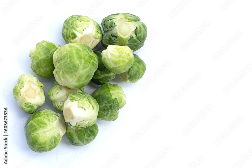 Fresh brussels sprouts. Organic vegetables Fresh brussels sprouts. Organic vegetables