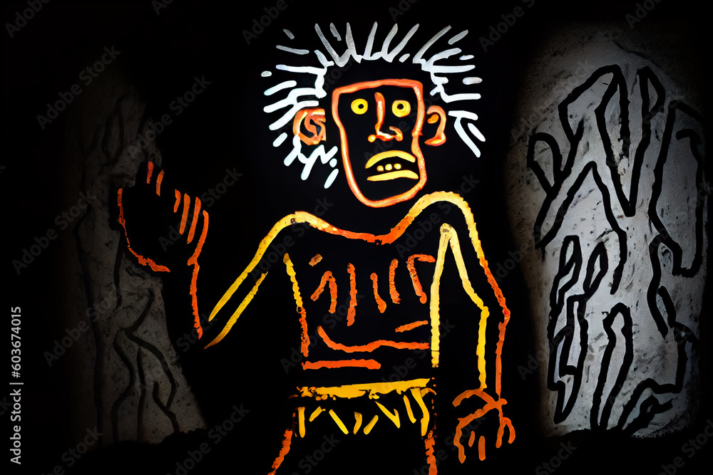 An Illustration Showcasing The Depiction Of A Neanderthal Man In Cave   1000 F 603674015 ZyVzbJrKbpVBU0s6x4fS10FQOWfRGgge 