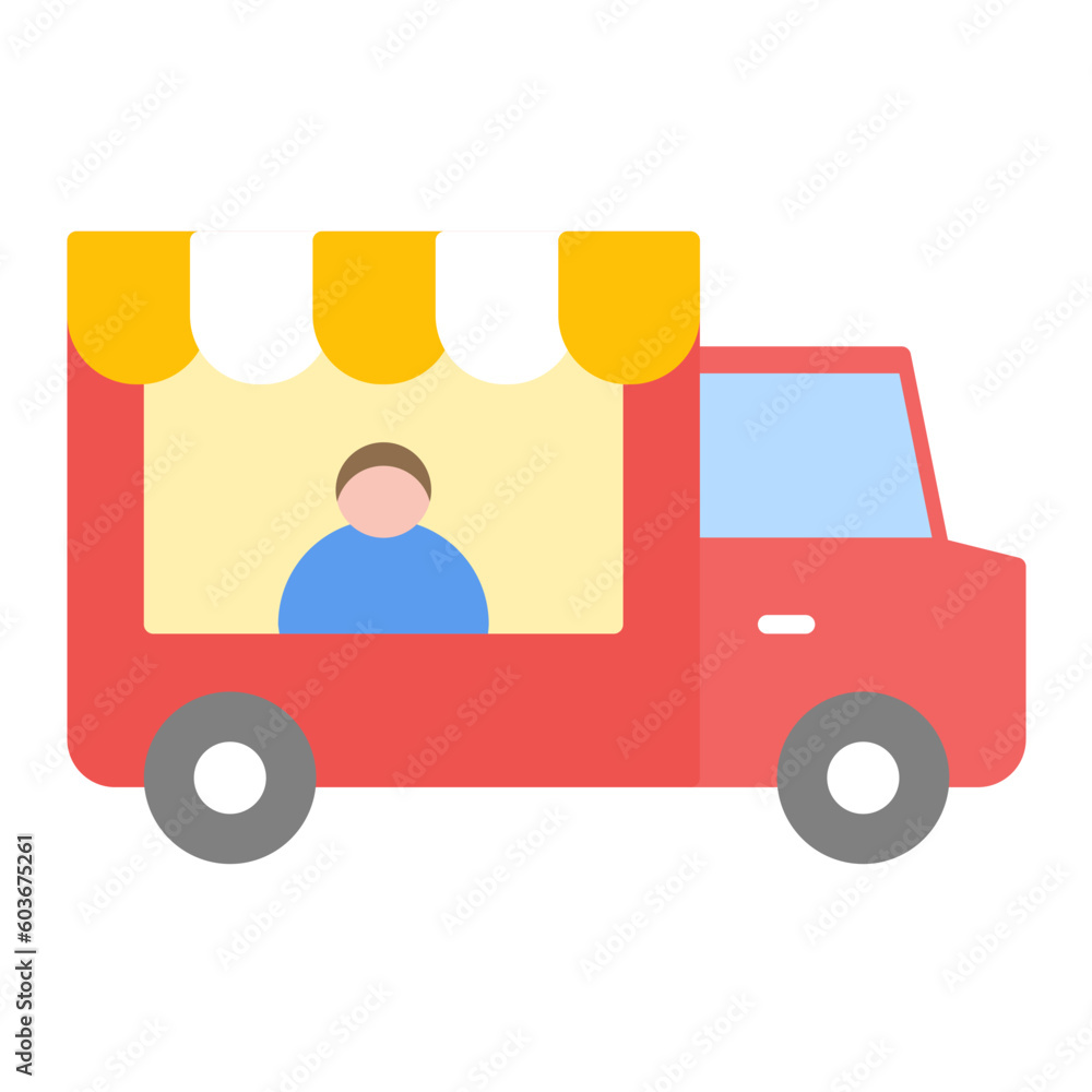 Bakery Truck Icon Bakery Truck Icon