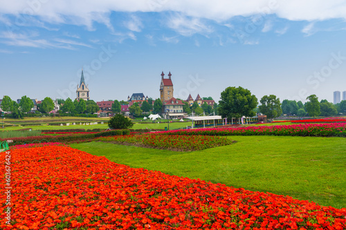 Spring scenery of Wuhan Huabohui Scenic spot photo