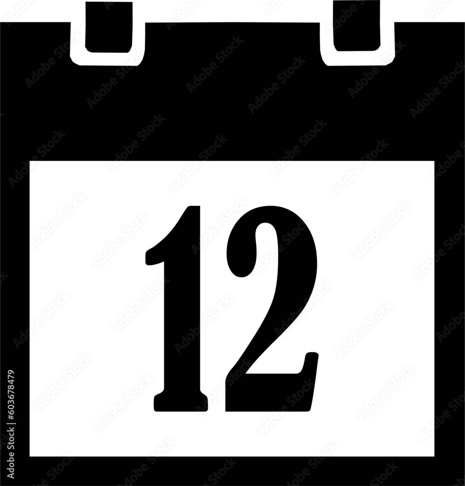 Calendar vector icon. Illustration isolated for graphic and web design. Calendar vector icon. Illustration isolated for graphic and web design.