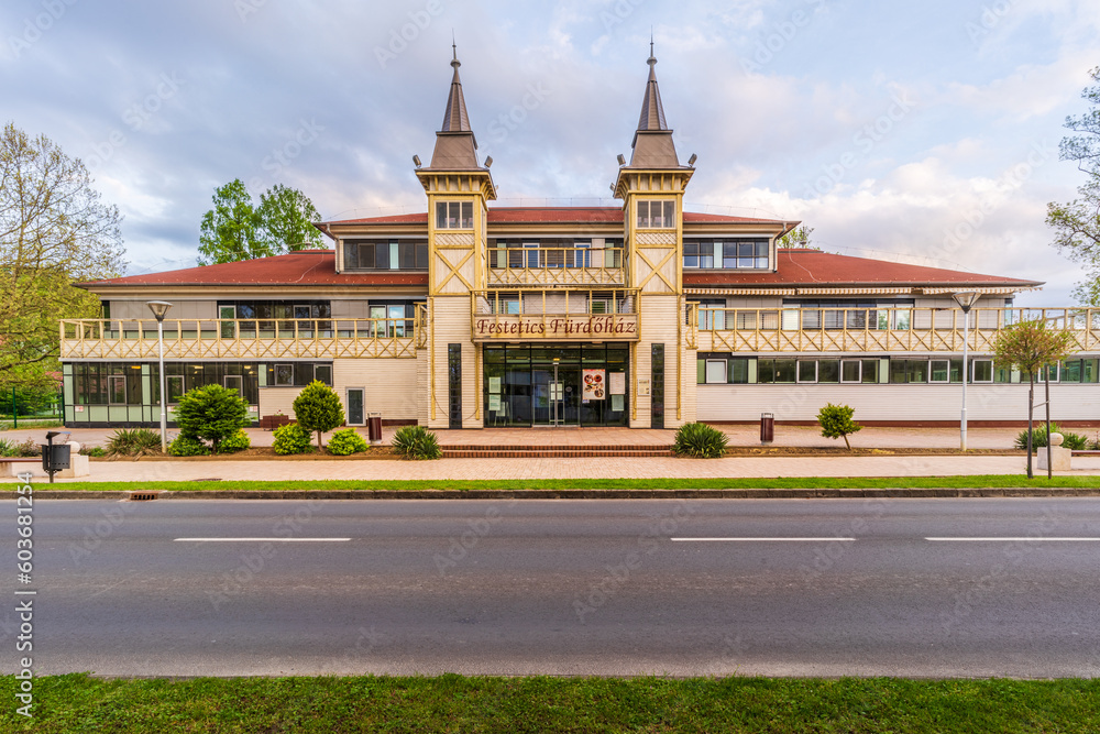 Obraz premium Festetics Bath House of Hévíz, (Festetics Fürdőház), Hungary
