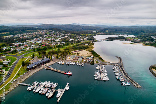 Bermagui from Above Looking North photo