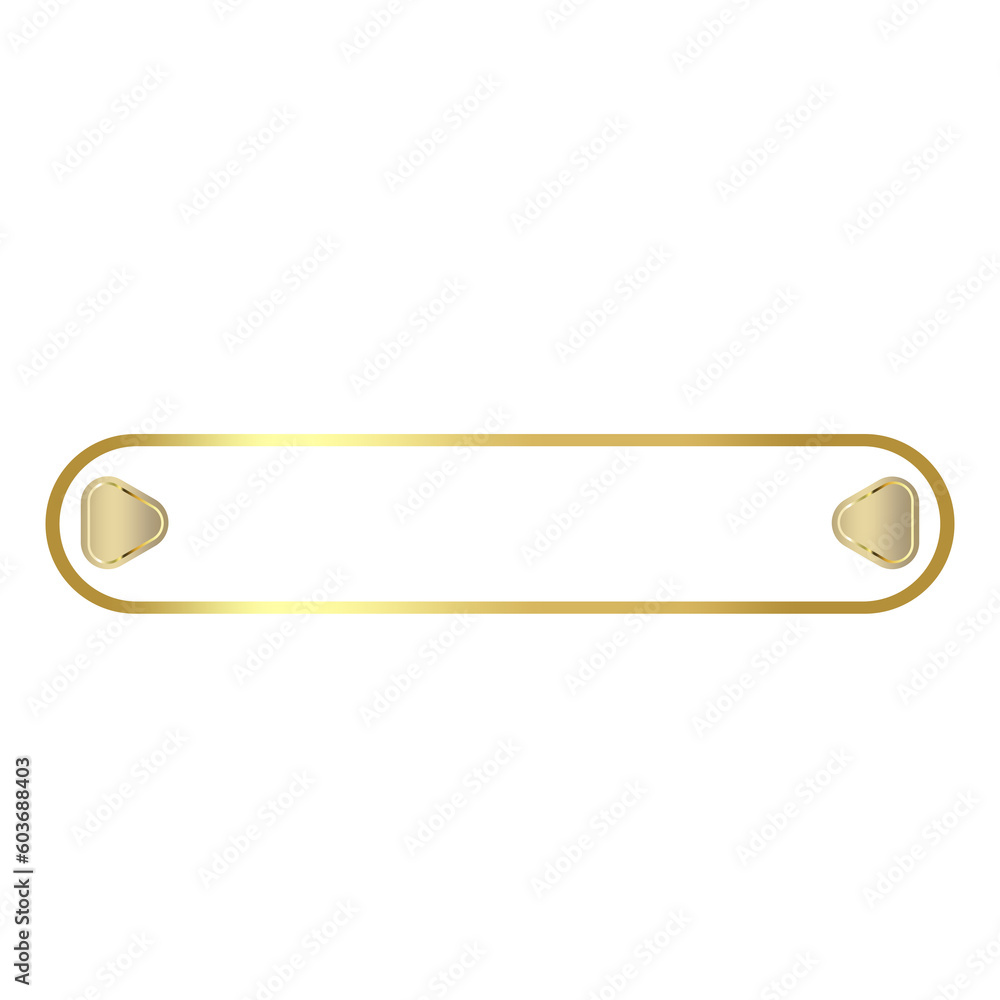gold banner tab bar frame and arrow triangle gold banner tab bar frame and arrow triangle
