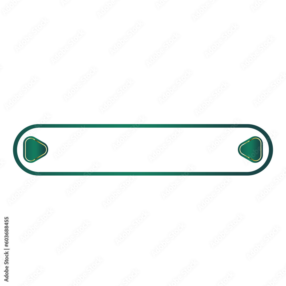 green banner tab bar frame and arrow triangle green banner tab bar frame and arrow triangle