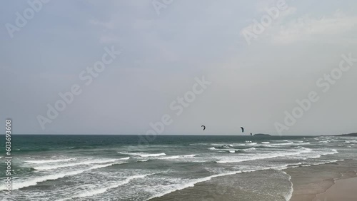 Water Bound: Aerial Perspectives on the Exciting World of Kitesurfing