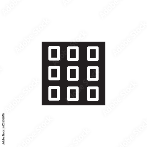 Grid Table Text Icon