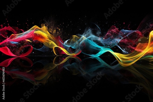 Fototapeta Naklejka Na Ścianę i Meble -  abstract colorful smoke