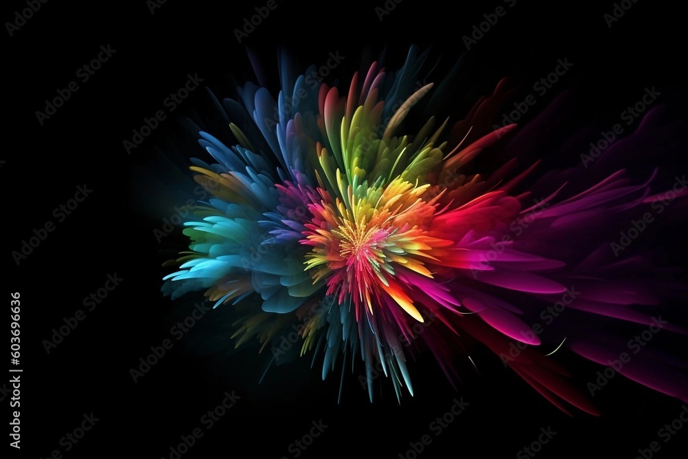 Obraz premium abstract fractal background