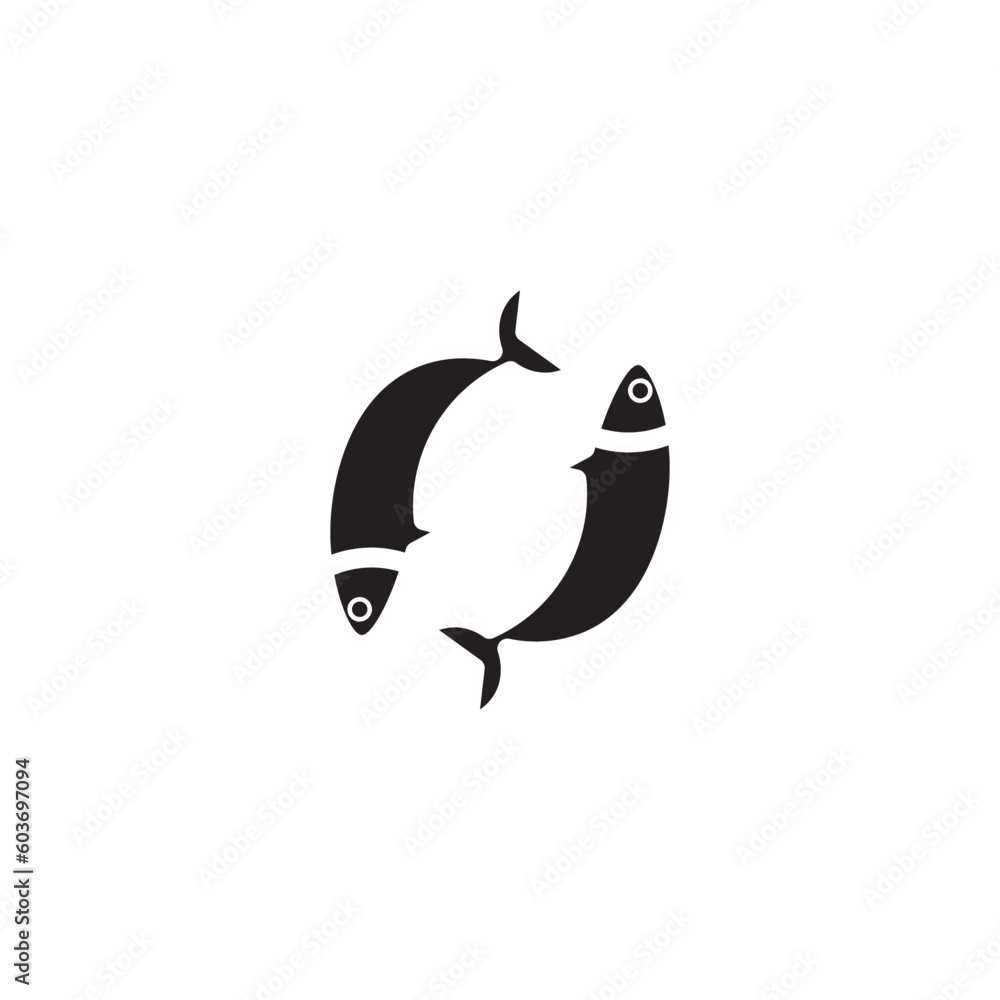 Fototapeta premium Fishing Fishes Fish Icon