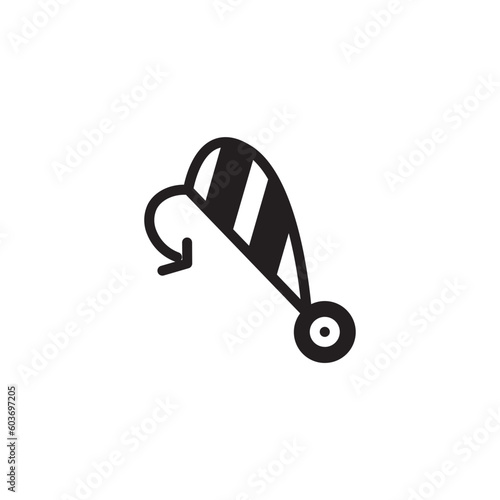 Fishing Float Retro Icon