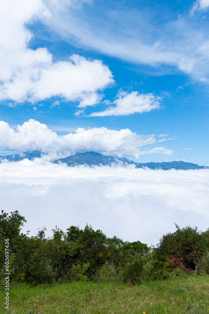 Obraz premium blue sky and clouds