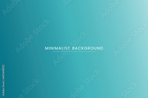 Vector turquoise sky blue minimal gradient background
