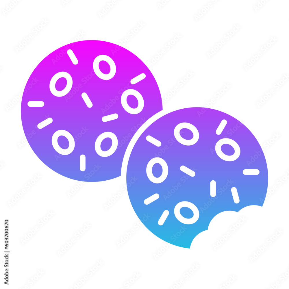 Obraz premium Cookies Icon