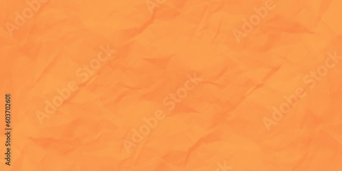 Orange creased crumpled paper texture can be use as background .Ragged White Paper .white waxed packing paper texture. 