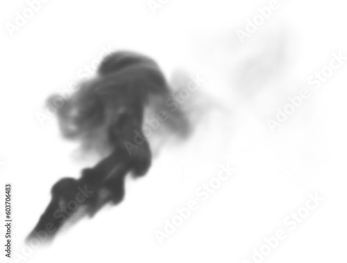 Smoke on transparent background