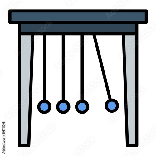 Pendulum Line Color Icon
