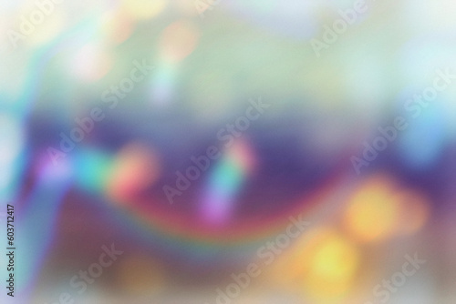 Prism Iridescent Light Leak Background