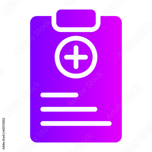 clipboard gradient icon