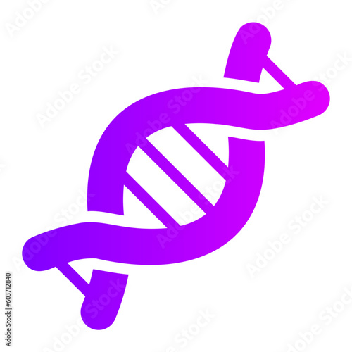 dna structure gradient icon