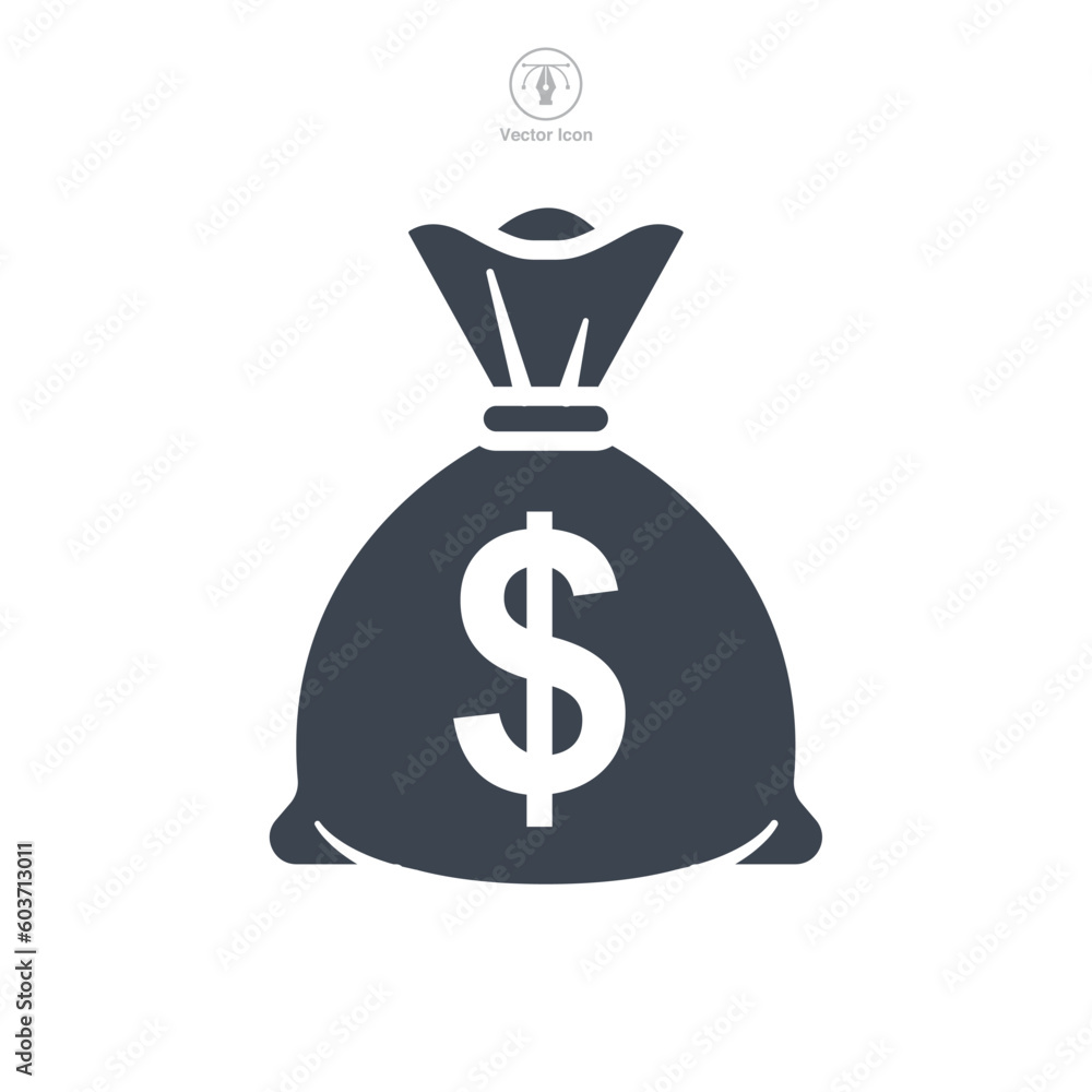 money bag icon symbol template for graphic and web design collection logo vector illustration money bag icon symbol template for graphic and web design collection logo vector illustration