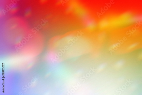 Prism Iridescent Light Leak Background