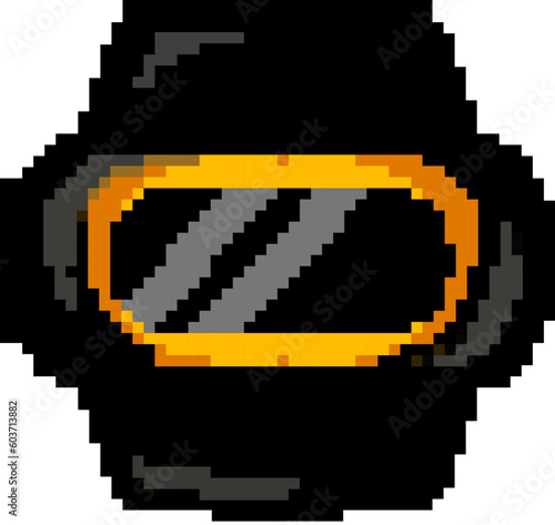 pulse watch tracker game pixel art retro vector. bit pulse watch tracker. old vintage illustration