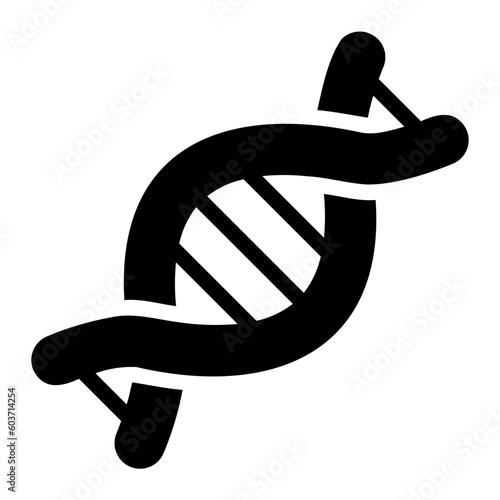 dna structure glyph icon