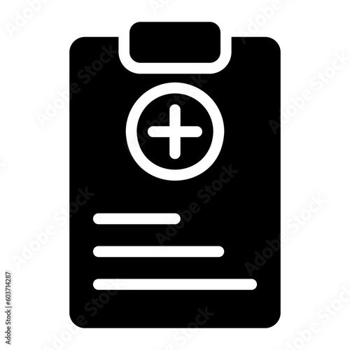 clipboard glyph icon