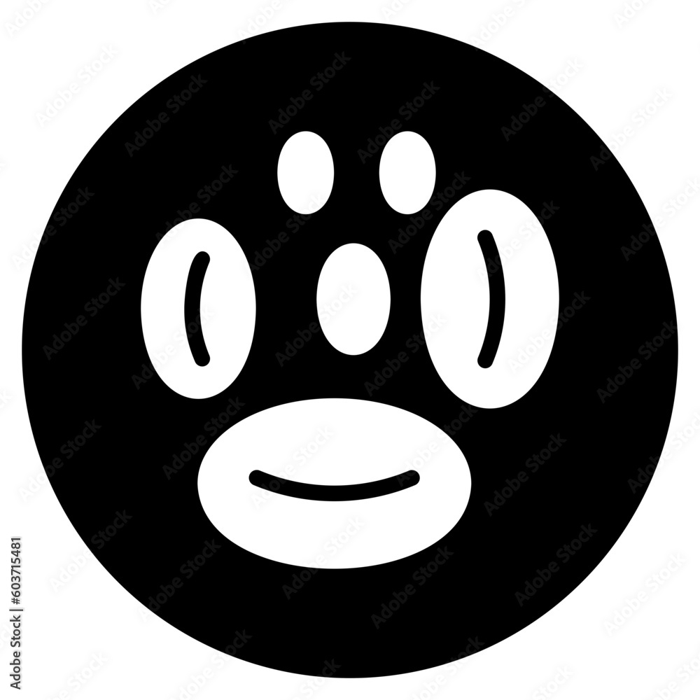 Obraz premium blood cells glyph icon