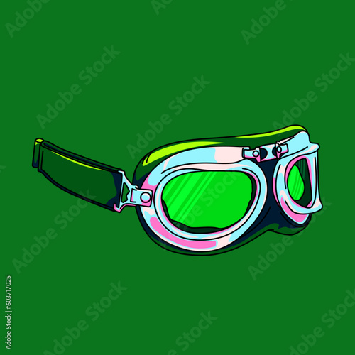 緑ゴーグル（Green goggle）(ai)