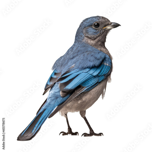 a blue jay isolated on transparent background cutout