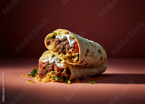 Burrito mejicano photo